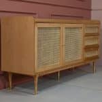 کنسول سه کشو حصیری رویال