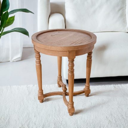 میز عسلی گرد آتنا