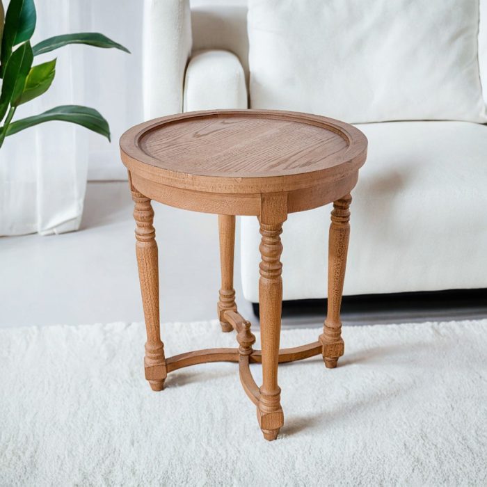 میز عسلی گرد آتنا